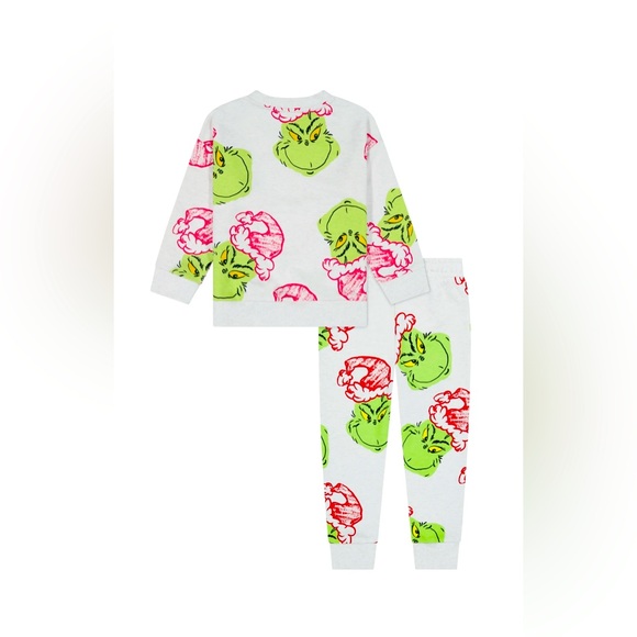 Dr. Seuss The Grinch Toddler Printed Sweatshirt and Jogger Set Sizes 2T or 3T - Picture 1 of 4